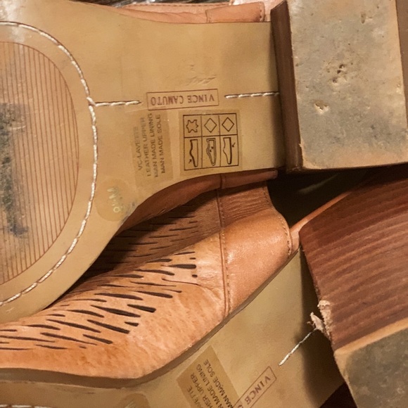 Women Roman Heel Pu Leather Hollow Out Peep - Picture 5 of 8